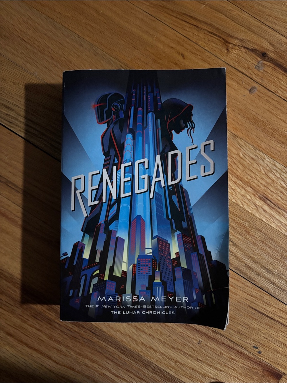 Renegades by Marissa Meyer — Blue Illustrated Paperback